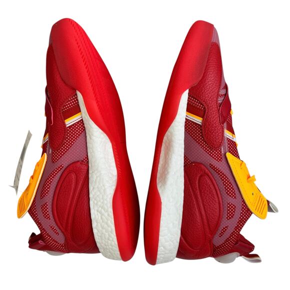 Adidas Zoneboost Team Collegiate Red ATL Basketball Sz 12.5  display picture 1